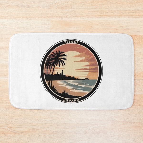 Item preview, Sitges España: Sunset Silhouette Badge designed and sold by CircinusStore.
