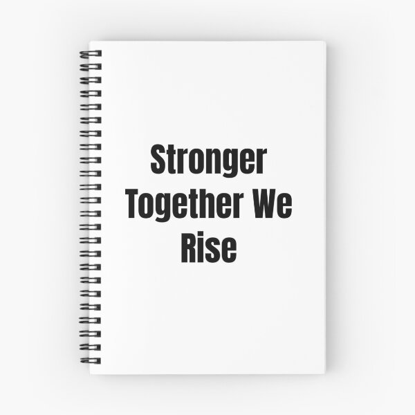 Item preview, Stronger Together We Rise (Black Text) designed and sold by QuoteeApparel.