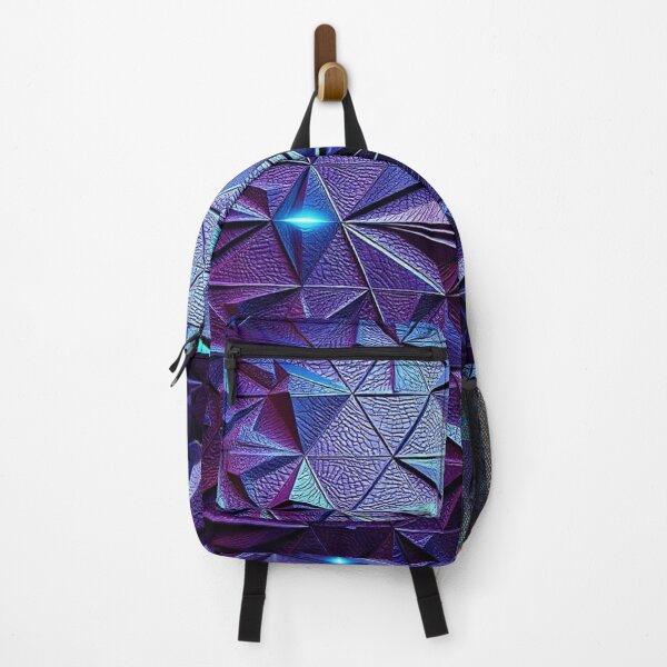 Item preview, Deep Purple Faceted Crystal Mandala Art Print designed and sold by IntelliMindDesigns.