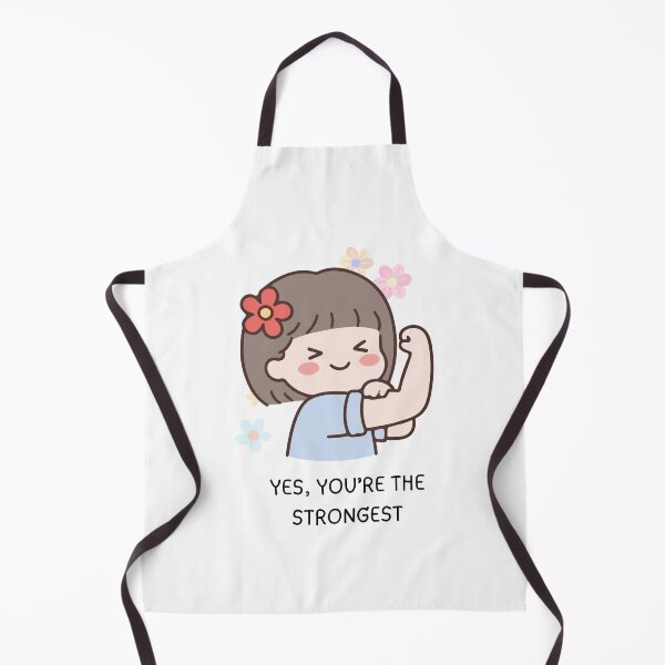 Item preview, Yes You're The Strongest Cute Kawaii Girl Motivation designed and sold by Kidix Arts.