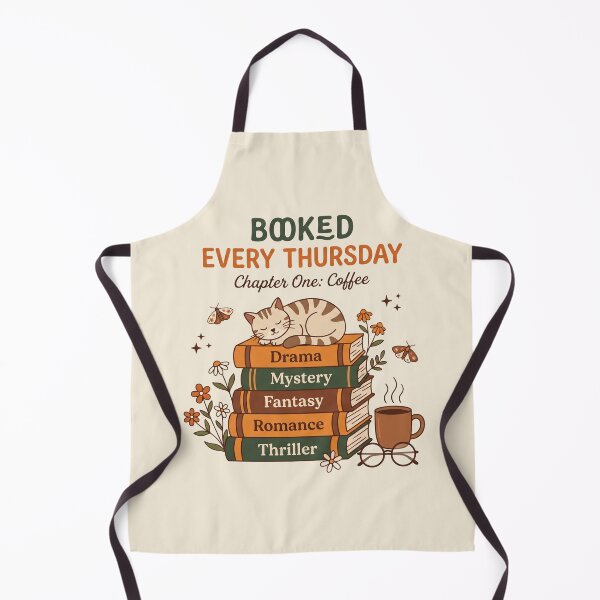 Item preview, Booked Every Thursday Chapter One Coffee Book Lover designed and sold by Whimwick.