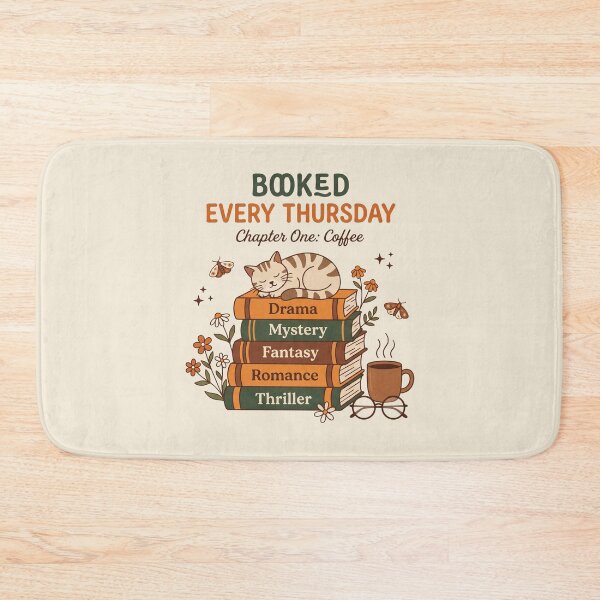 Item preview, Booked Every Thursday Chapter One Coffee Book Lover designed and sold by Whimwick.