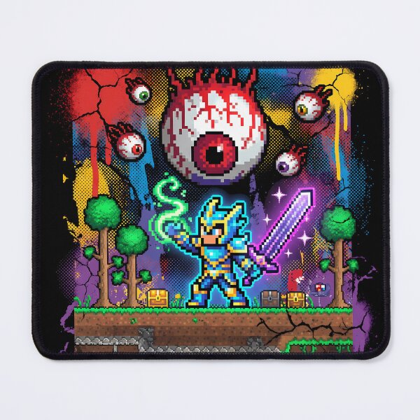Item preview, Terraria Street Adventure Gaming Tee designed and sold by Senpaiwaves.