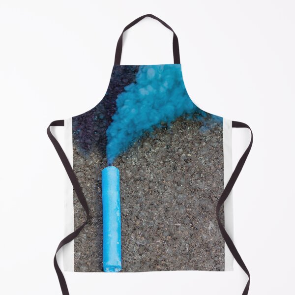 Item preview,  Blue Smoke Bomb on Asphalt Producing Dense Colorful Plume and Urban Smoke Effect designed and sold by Nmallia.