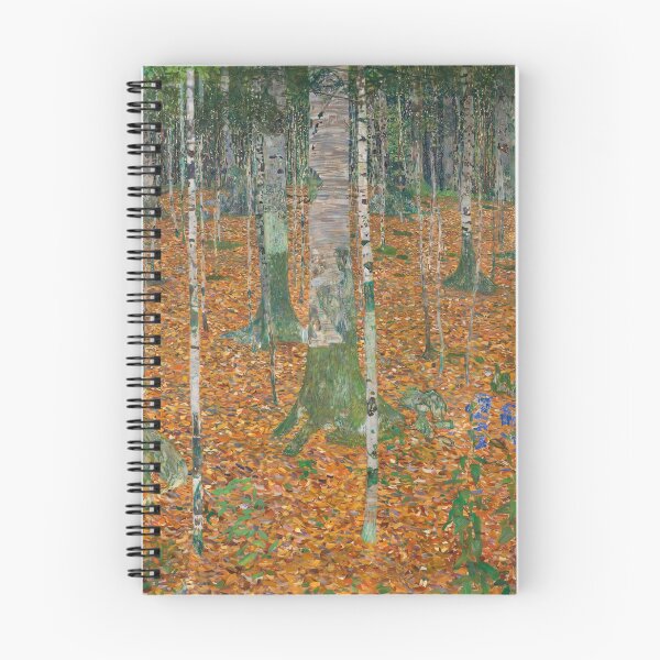 Item preview, Autumn Birch Forest with Fallen Leaves designed and sold by artofuniverse.