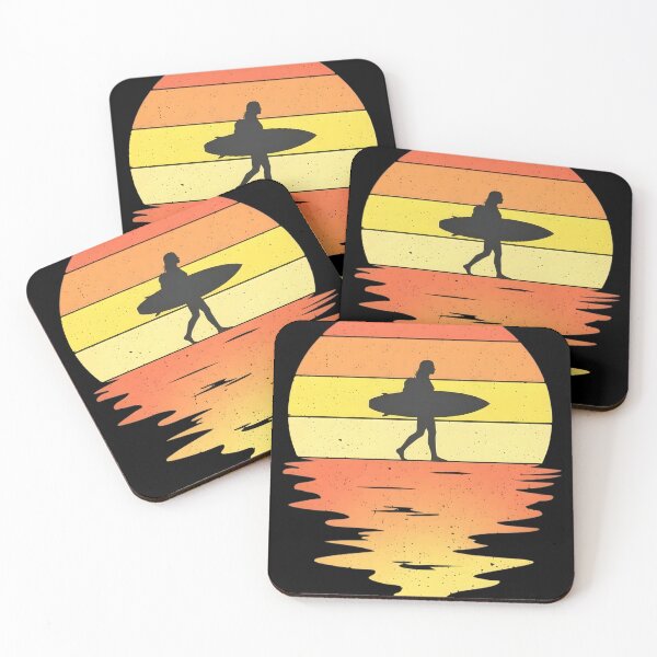 Item preview, Surfing Retro Sunset Vintage Surfer Beach Lover designed and sold by Occasional House.