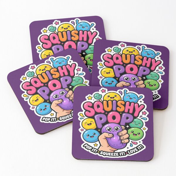 Item preview, Squishy Pop – Pop It, Squeeze It, Love It! Cute Kawaii Fidget Toy Sticker designed and sold by Bhaskar Digital Art.