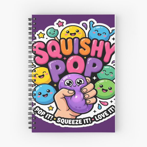 Item preview, Squishy Pop – Pop It, Squeeze It, Love It! Cute Kawaii Fidget Toy Sticker designed and sold by Bhaskar Digital Art.