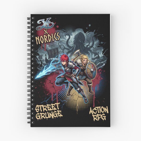Item preview, Nordic Viking Action RPG Streetwear Tee designed and sold by Senpaiwaves.
