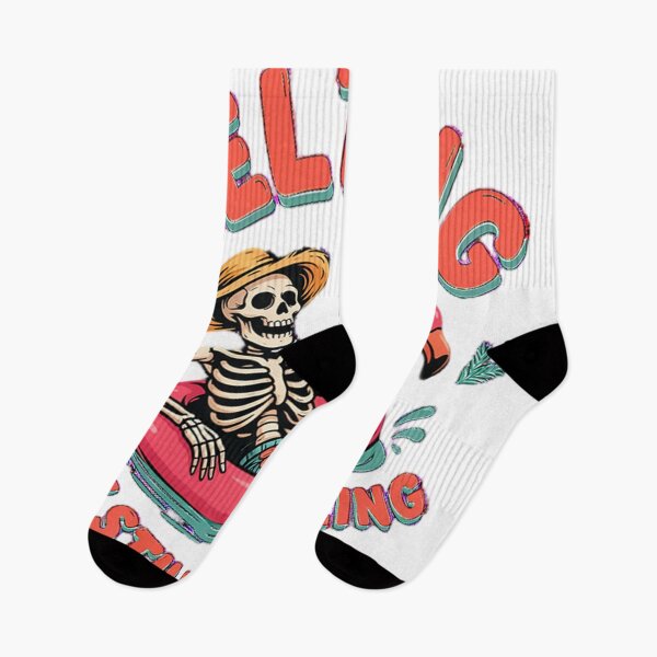 Item preview, Melting But Still Smiling Vintage Skeleton Graphic designed and sold by mo-carnival.