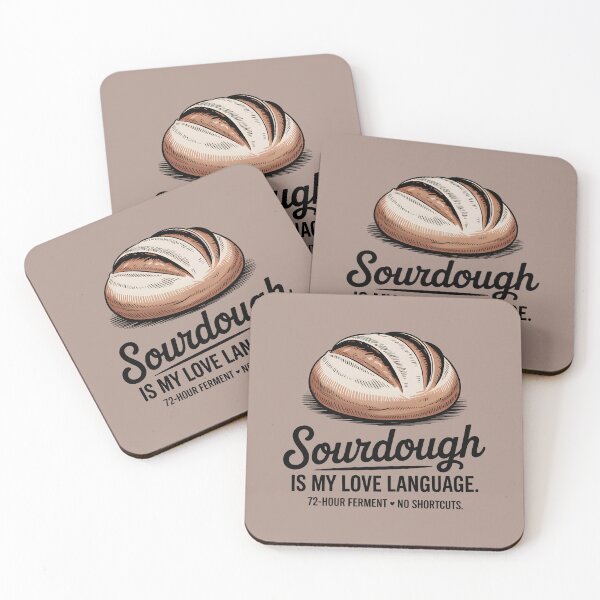 Item preview, Vintage Sourdough Bread Baker Love Language Illustration designed and sold by Enea Kelo.