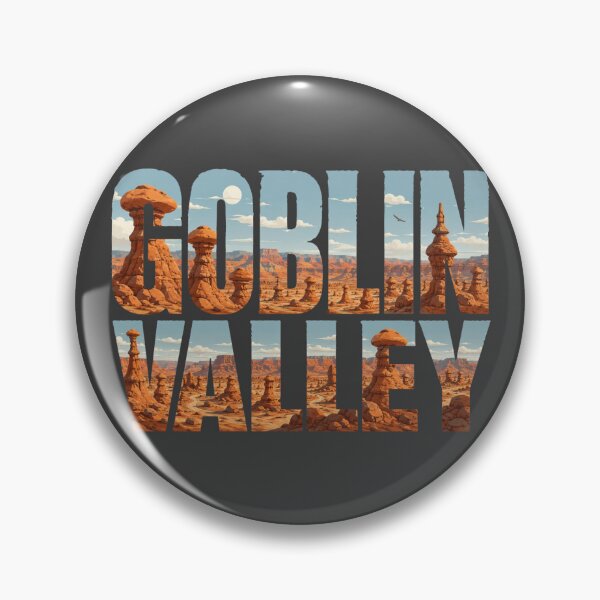 Item preview, Goblin Valley Desert Hoodoo Typography designed and sold by SimplyJasper.