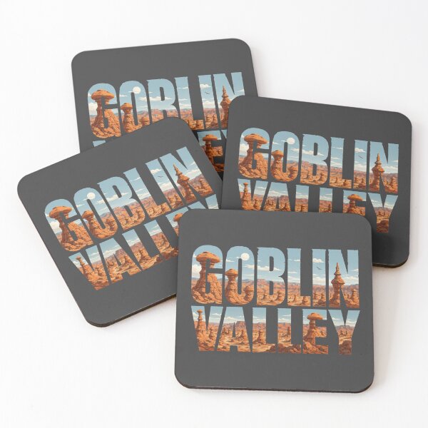 Item preview, Goblin Valley Desert Hoodoo Typography designed and sold by SimplyJasper.