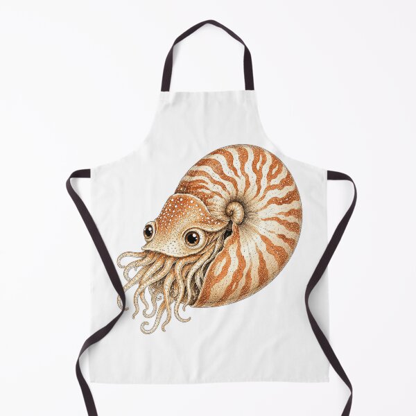 Item preview, Cute Vintage Nautilus Sticker - Striped Shell Cephalopod designed and sold by PND7777.