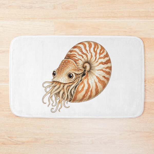 Item preview, Cute Vintage Nautilus Sticker - Striped Shell Cephalopod designed and sold by PND7777.