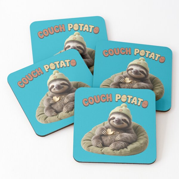 Item preview, Coach potato, Ho-hum attitude, Do nothing attitude, Couldn't-give-a-damn attitude,Three-toed sloth designed and sold by ParadoxParadox.