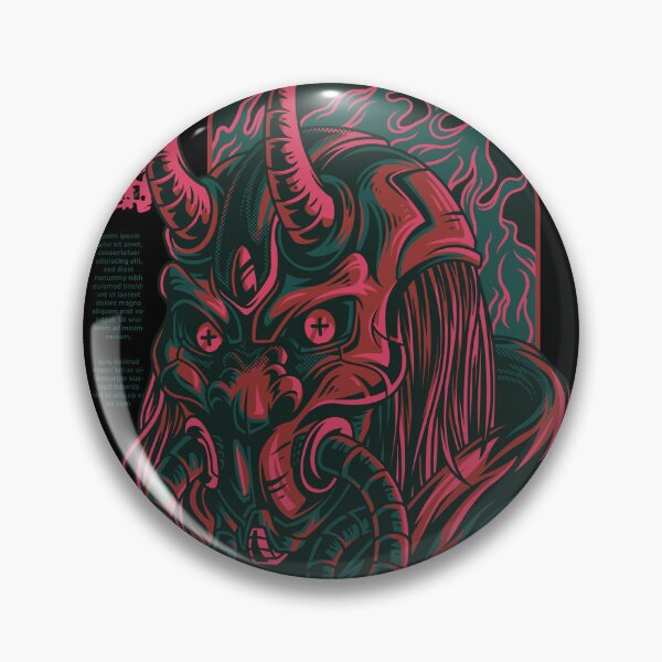 Item preview, Trueblood Cyber Oni - Japanese Demon Techwear Art designed and sold by BrewChef.