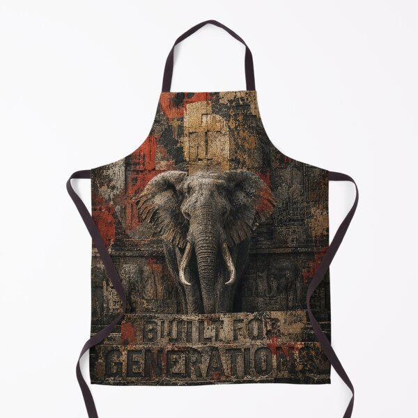 Item preview, Founder Built For Generations Elephant Industrial Canvas Print designed and sold by SavannaStrikes.