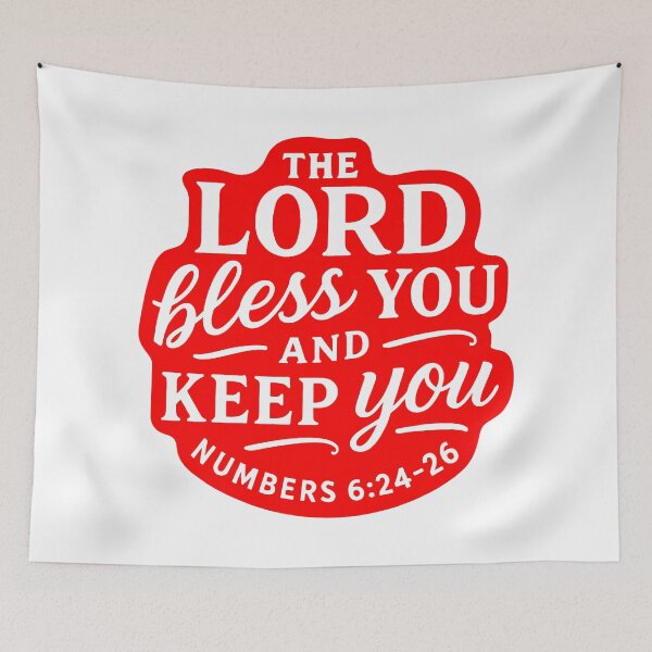 Item preview, Numbers 6:24-26 The LORD Bless You and Keep You designed and sold by plushism.