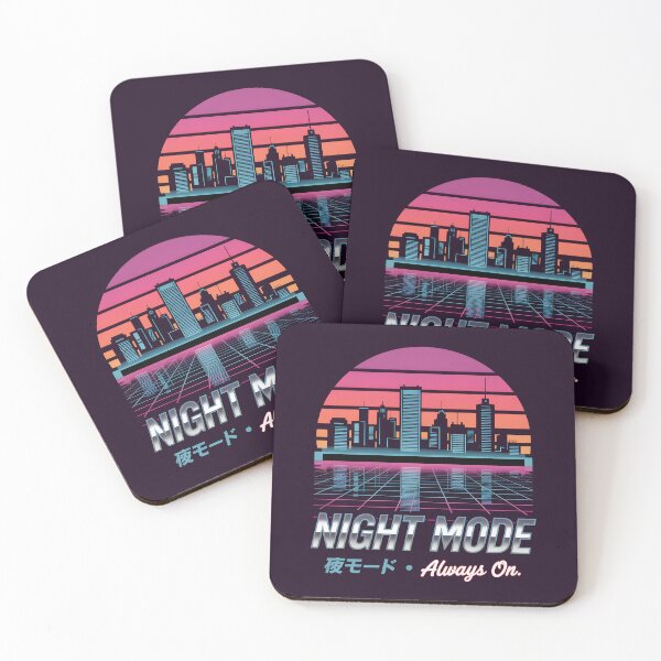 Item preview, Retro Synthwave Night Mode Cyberpunk City Skyline designed and sold by Enea Kelo.