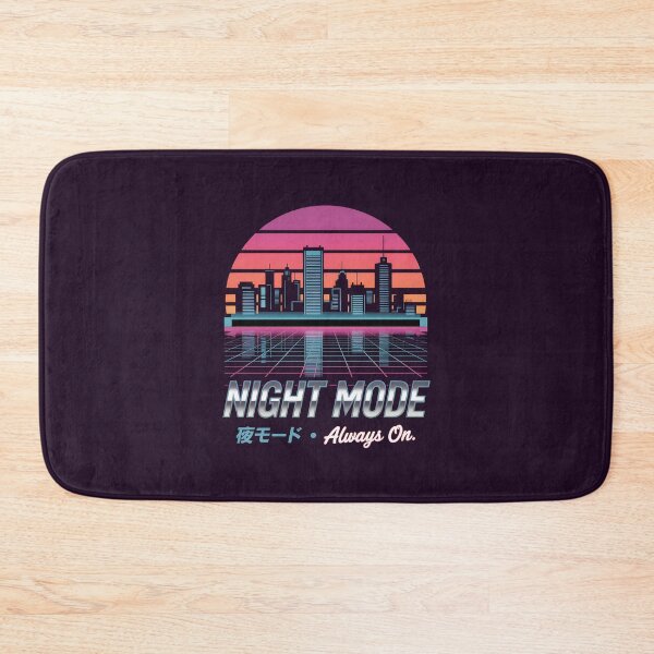 Item preview, Retro Synthwave Night Mode Cyberpunk City Skyline designed and sold by Enea Kelo.