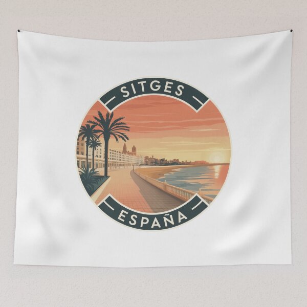 Item preview, Sitges España: Golden Promenade Badge designed and sold by CircinusStore.