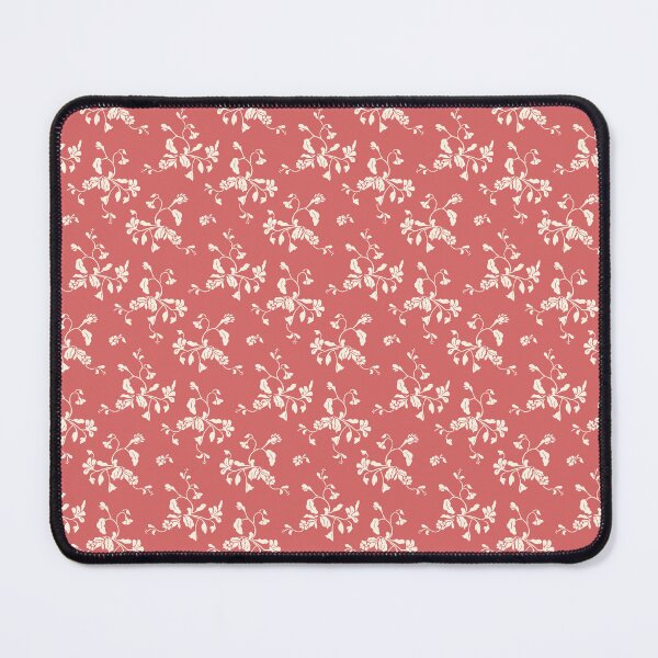 Item preview, Vintage Red Cream Ditsy Wildflower Pattern designed and sold by rawpetal.