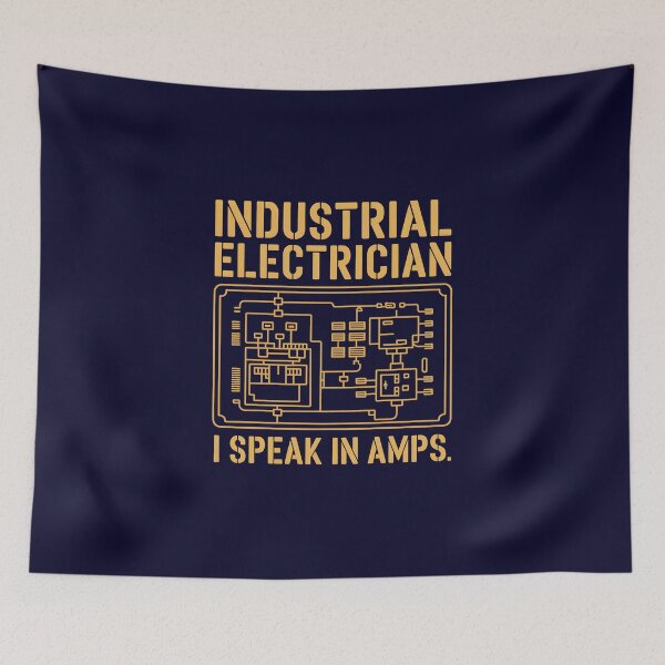 Item preview, Industrial Electrician I Speak In Amps Technical Diagram designed and sold by Enea Kelo.
