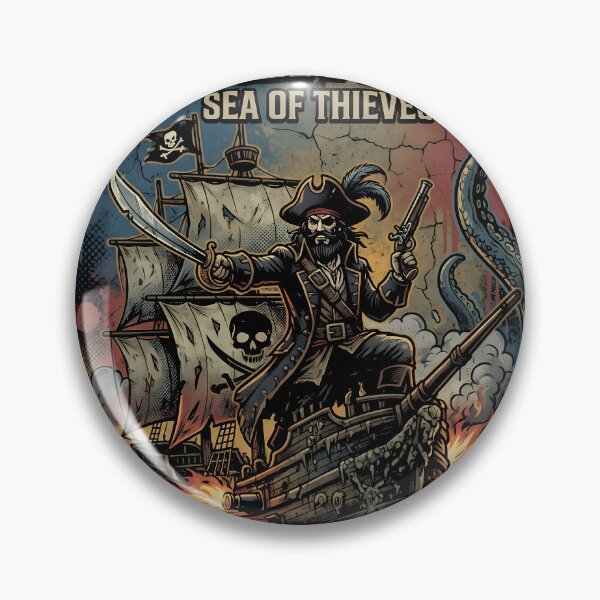 Item preview, Sea of Thieves High Seas Pirate Tee designed and sold by Senpaiwaves.