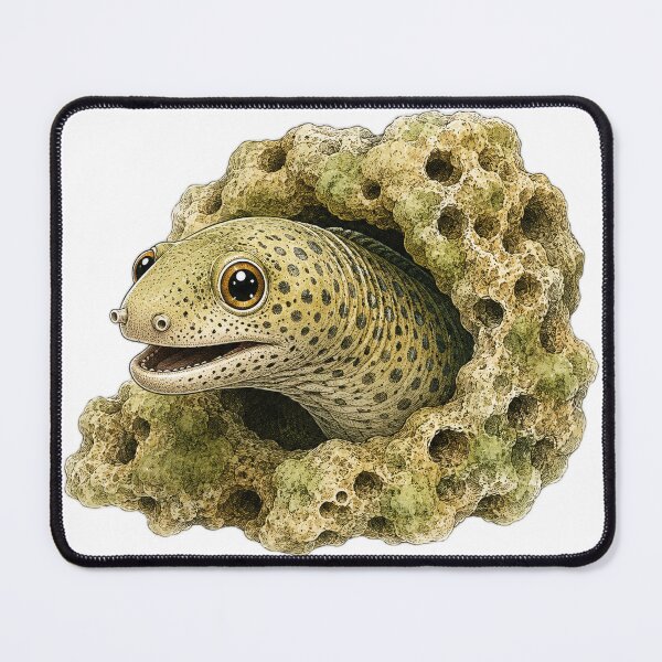 Item preview, Cute Vintage Moray Eel Sticker - Coral Reef Ocean Animal designed and sold by PND7777.