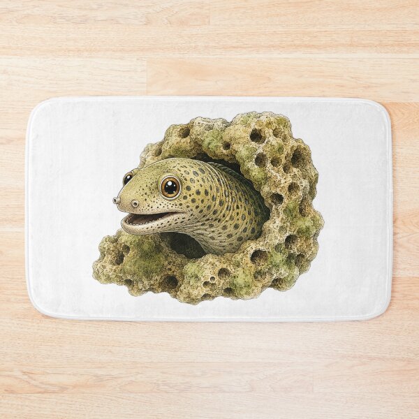 Item preview, Cute Vintage Moray Eel Sticker - Coral Reef Ocean Animal designed and sold by PND7777.