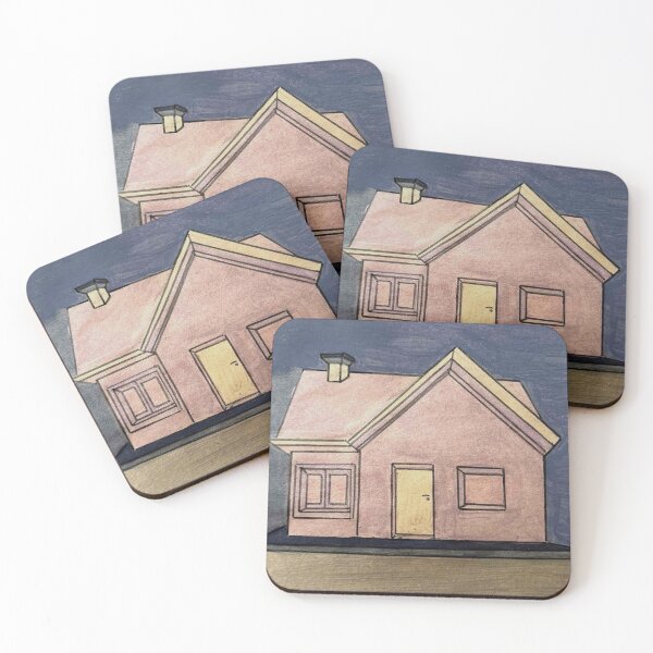Item preview, Casa sencilla en tonos pastel designed and sold by dakotapaints.