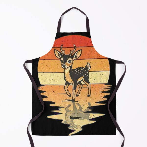Item preview, Cute Deer Retro Sunset Vintage Baby Fawn Nature Lover designed and sold by Occasional House.