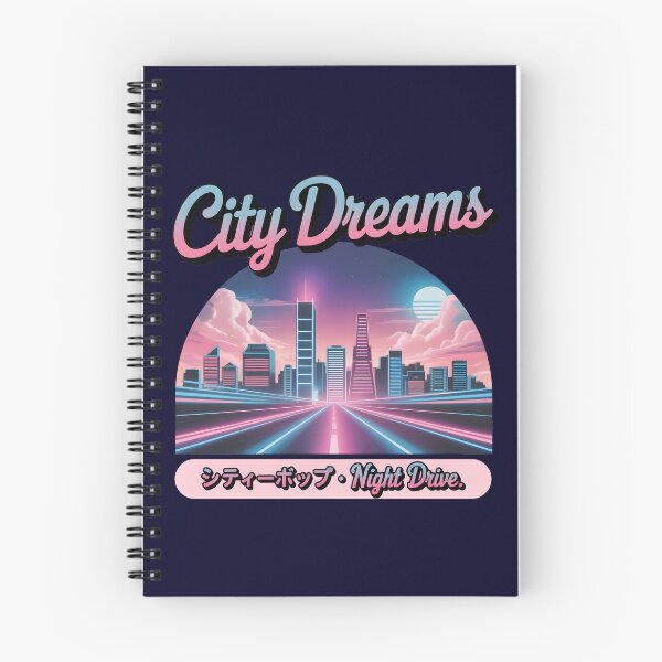 Item preview, Retro City Pop Dreams Night Drive Sunset Road designed and sold by Enea Kelo.