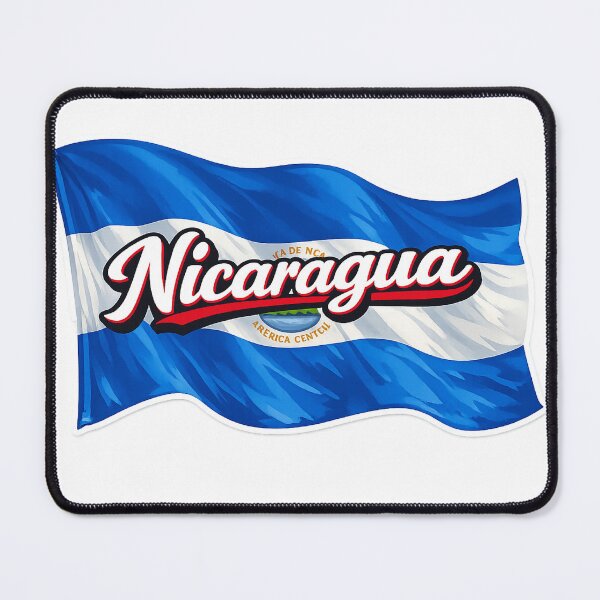 Item preview, Nicaragua Waving Flag Shirt | Nicaragua Flag Graphic Tee | Nicaraguan Pride Heritage Design designed and sold by GarnerSupplyCo.