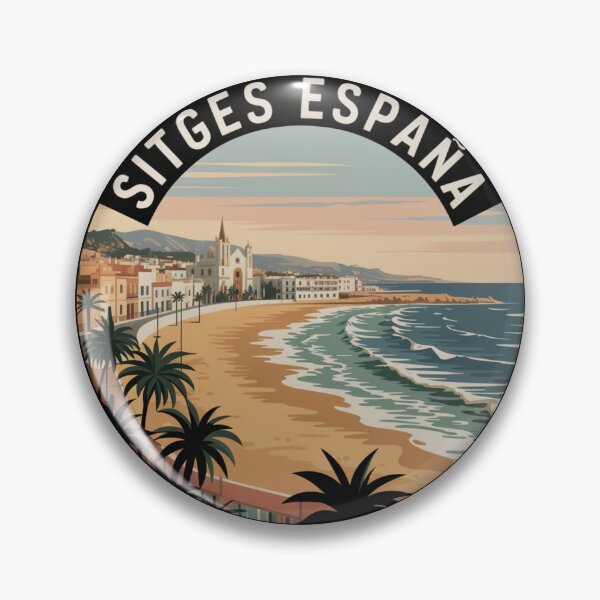 Item preview, Sitges España: Mediterranean Sunset Emblem designed and sold by CircinusStore.