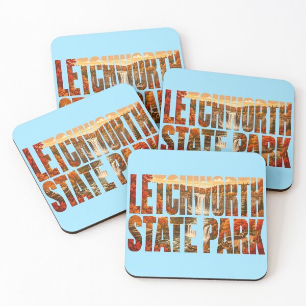 Item preview, Letchworth State Park Fall Waterfall Typography designed and sold by SimplyJasper.