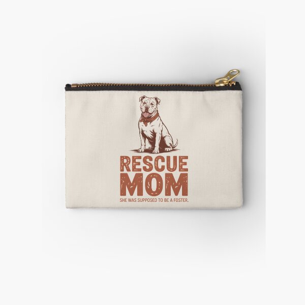 Item preview, Distressed Rescue Mom Foster Fail Pitbull Dog Illustration designed and sold by Enea Kelo.