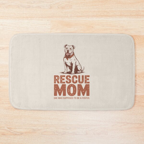 Item preview, Distressed Rescue Mom Foster Fail Pitbull Dog Illustration designed and sold by Enea Kelo.