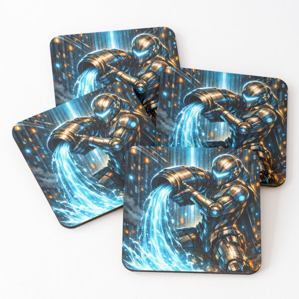 Item preview, Cyberpunk Aquarius – Neon Waterbearer of Neo Tokyo designed and sold by Neo Tokio.