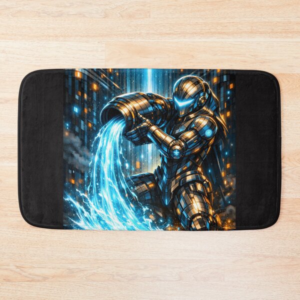 Item preview, Cyberpunk Aquarius – Neon Waterbearer of Neo Tokyo designed and sold by Neo Tokio.