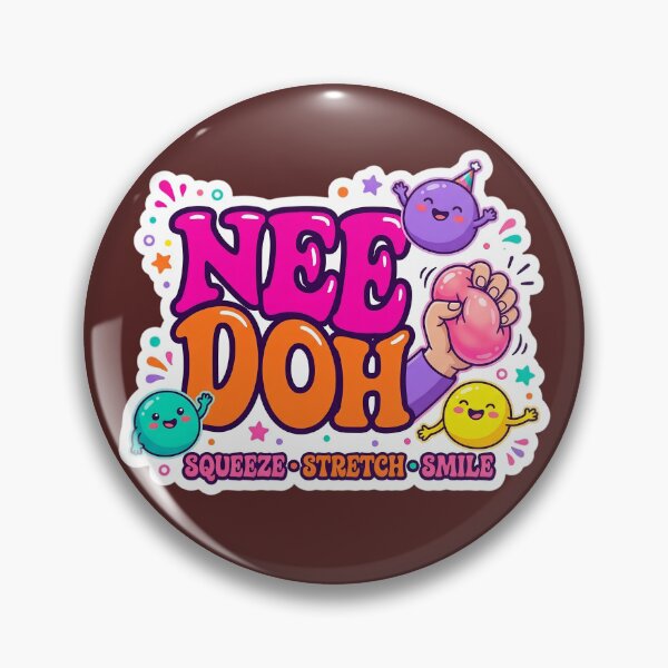 Item preview, Cute Needoh Squishy Stress Relief Sticker | Squeeze Stretch Smile Kawaii Cartoon Design designed and sold by Bhaskar Digital Art.