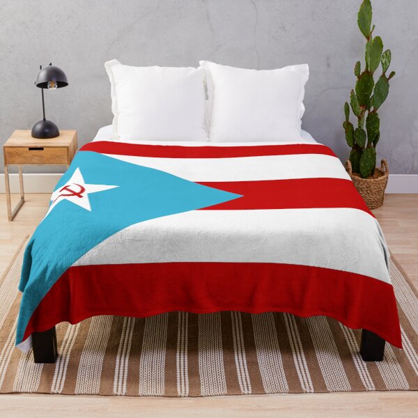 Item preview, Communist Puerto Rico Flag | Marxist Anti-Colonial Design for Stickers, Apparel & Accessories | Decolonial Resistance Art & Boricua Sovereignty Symbol designed and sold by RevolutionToday.