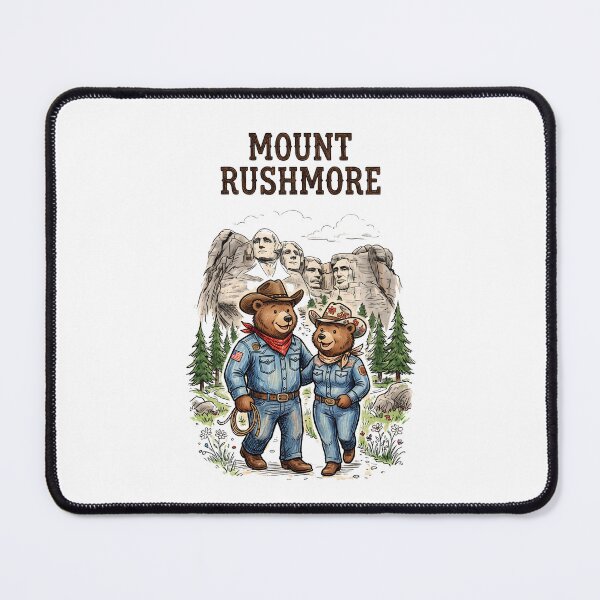 Item preview, Cute Bears at Mount Rushmore - Matching Utility Vest Chibi Travel Art designed and sold by TaiwanMemory.