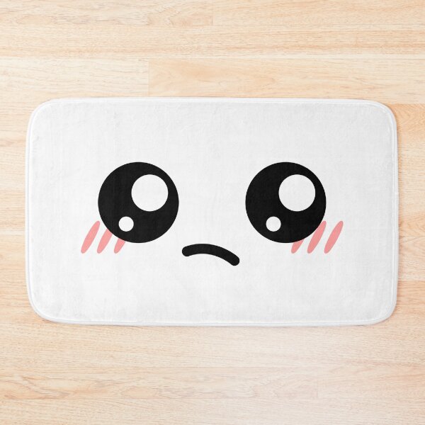 Item preview, Cute kawaii confused blushing face designed and sold by BlushyPrint.