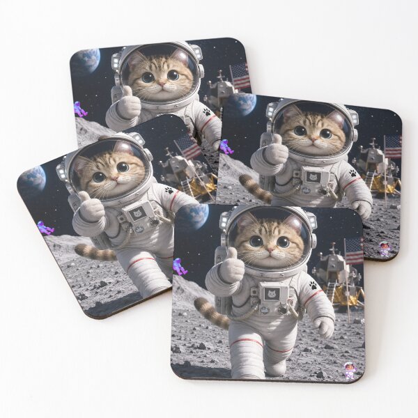 Item preview, Astronaut  Cat designed and sold by Brewgoodness.