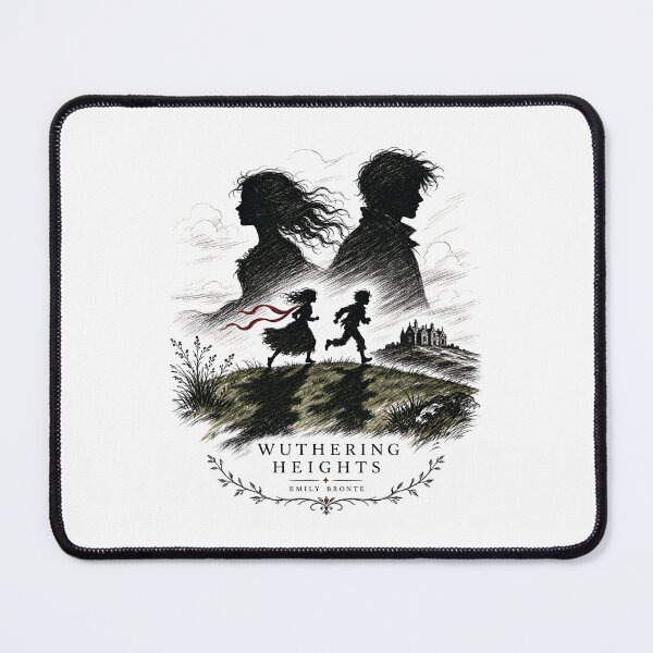 Item preview, Wuthering Heights Cathy and Heathcliff Childhood Sketch Gothic Art designed and sold by Fenay Designs.