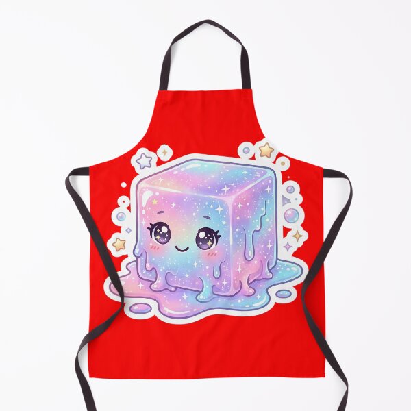 Item preview, Needoh Kawaii Pastel Galaxy Cube Sticker | Cute Cosmic Jelly Cube | Dreamy Sparkly Aesthetic Art designed and sold by Bhaskar Digital Art.