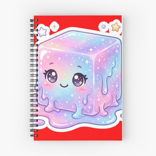 Item preview, Needoh Kawaii Pastel Galaxy Cube Sticker | Cute Cosmic Jelly Cube | Dreamy Sparkly Aesthetic Art designed and sold by Bhaskar Digital Art.