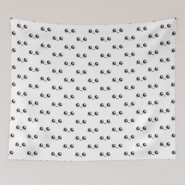 Item preview, Copy of Cute kawaii meh face pattern designed and sold by BlushyPrint.